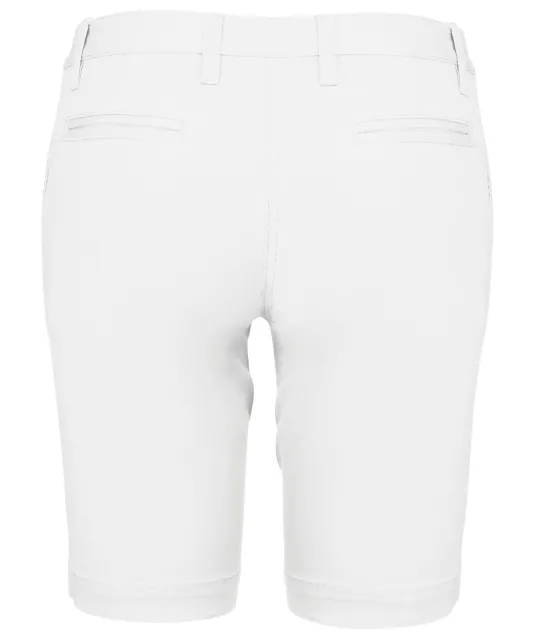 K751 - Dames chino bermudashorts White