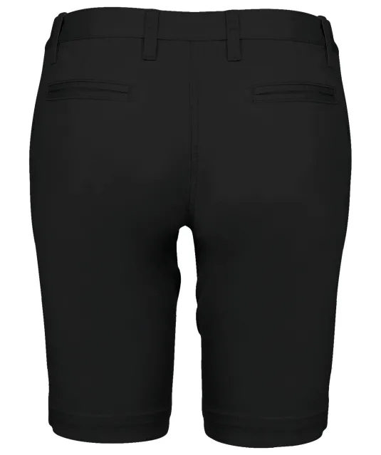 K751 - Dames chino bermudashorts Black