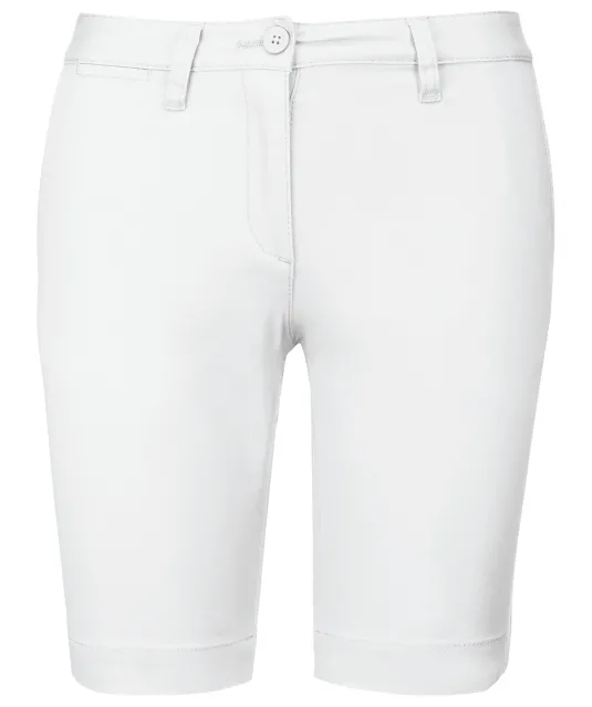 K751 - Dames chino bermudashorts White