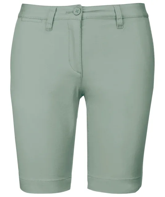 K751 - Dames chino bermudashorts Sage
