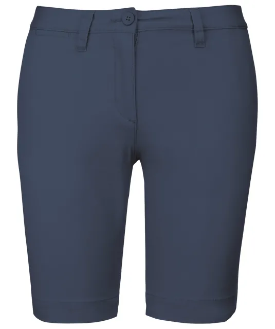 K751 - Dames chino bermudashorts Deep Blue