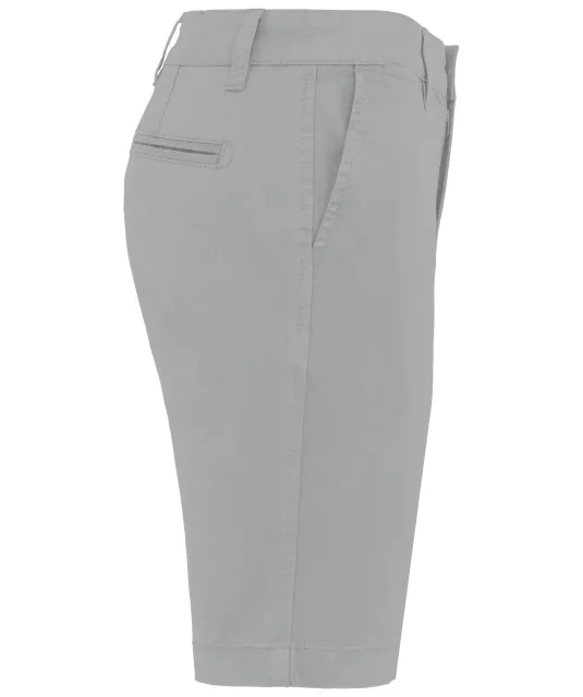 K750 - Heren chino bermudashorts Fine Grey