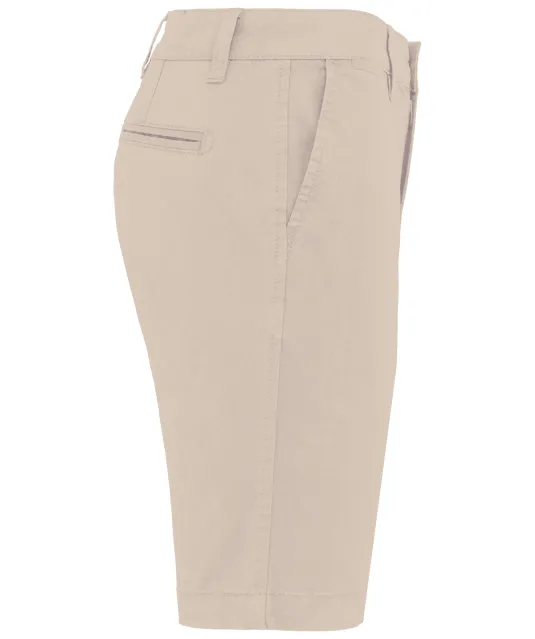 K750 - Heren chino bermudashorts Beige