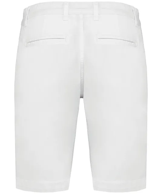 K750 - Heren chino bermudashorts White