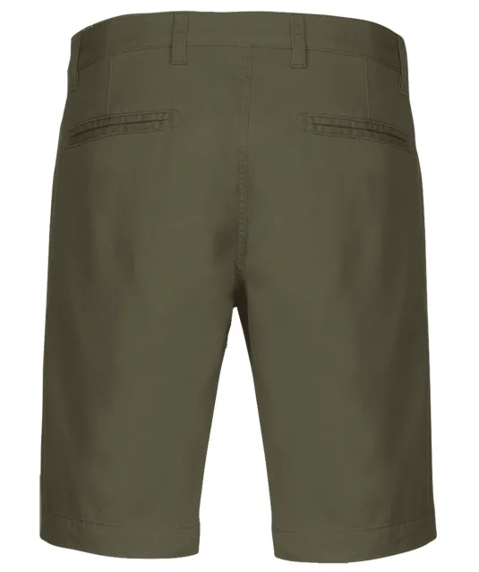 K750 - Heren chino bermudashorts Light khaki