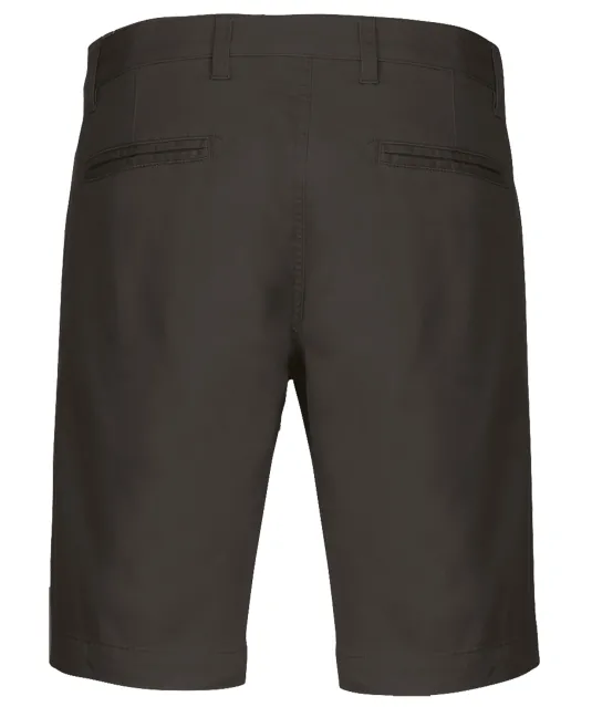 K750 - Heren chino bermudashorts Dark Grey