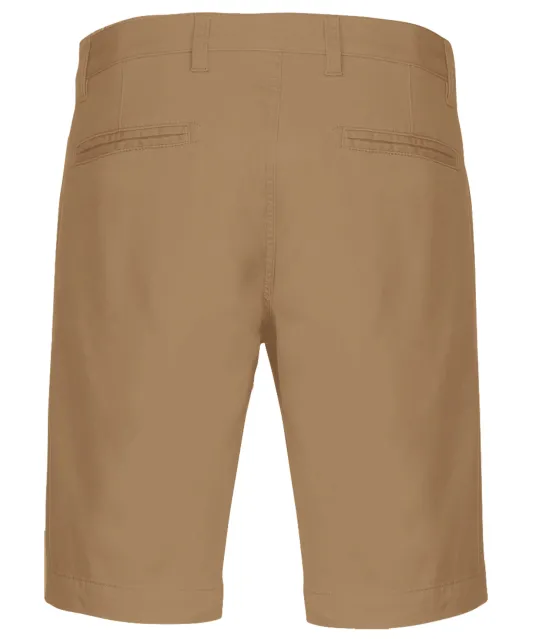 K750 - Heren chino bermudashorts Camel