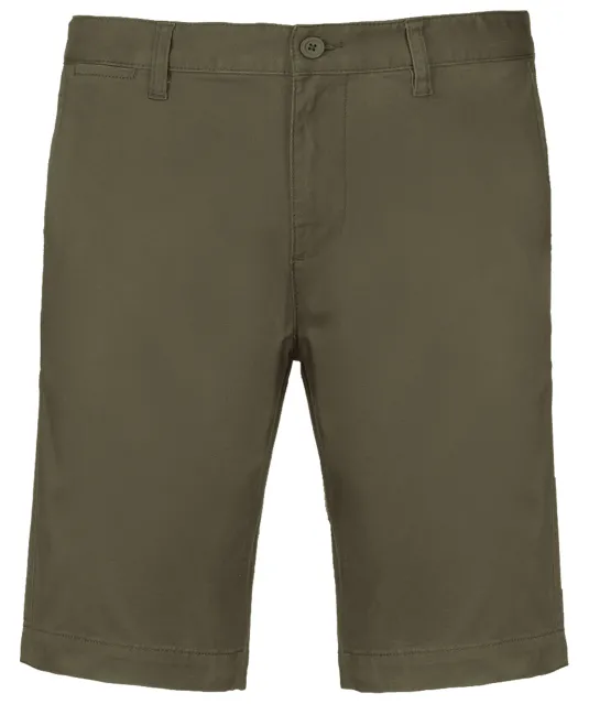 K750 - Heren chino bermudashorts Light khaki