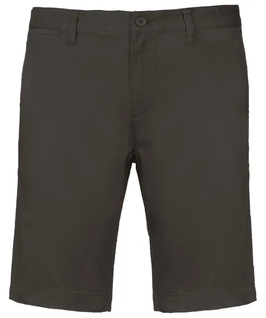 K750 - Heren chino bermudashorts Dark Grey