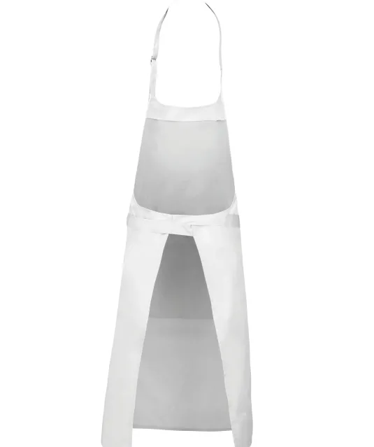 K890 - Schort van Polykatoen met zak White