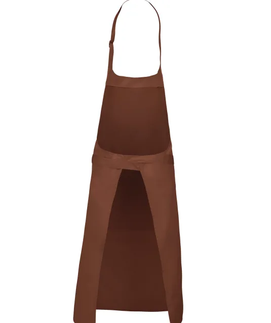 K890 - Schort van Polykatoen met zak Cacao