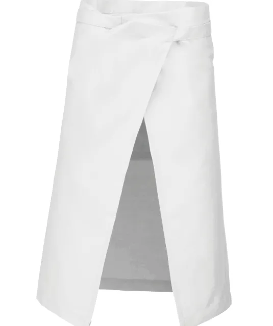 K897 - Polykatoen lang schort White