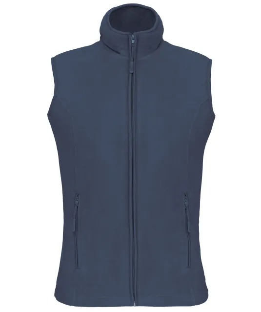 K906 - Bodywarmer van microfleece dames Deep Blue