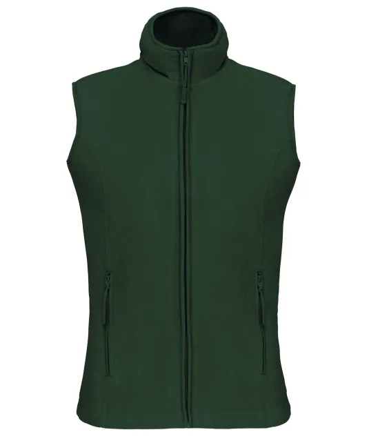 K906 - Bodywarmer van microfleece dames Forest Green