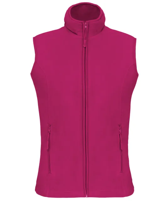 K906 - Bodywarmer van microfleece dames Fuchsia