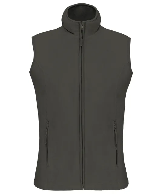 K906 - Bodywarmer van microfleece dames Green Olive