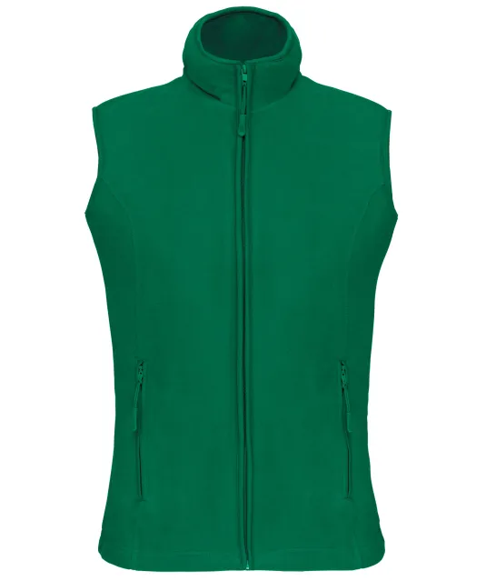 K906 - Bodywarmer van microfleece dames Kelly Green