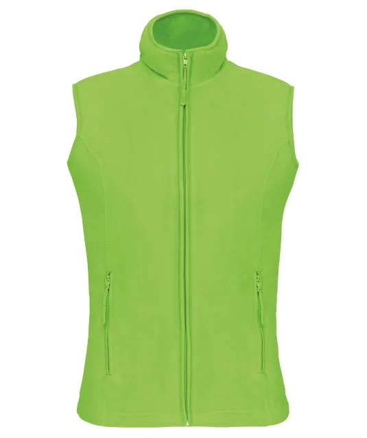 K906 - Bodywarmer van microfleece dames Lime