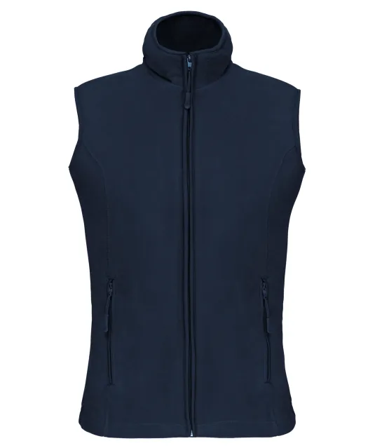 K906 - Bodywarmer van microfleece dames Navy