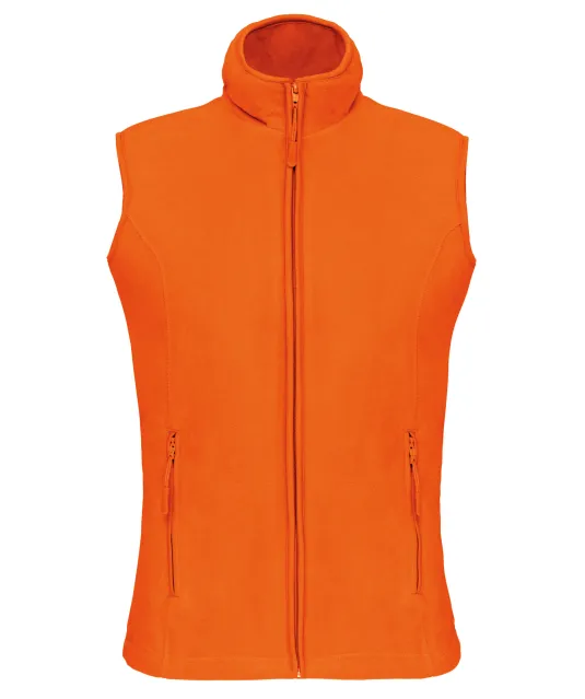 K906 - Bodywarmer van microfleece dames Orange