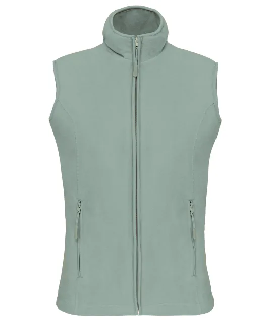 K906 - Bodywarmer van microfleece dames Sage