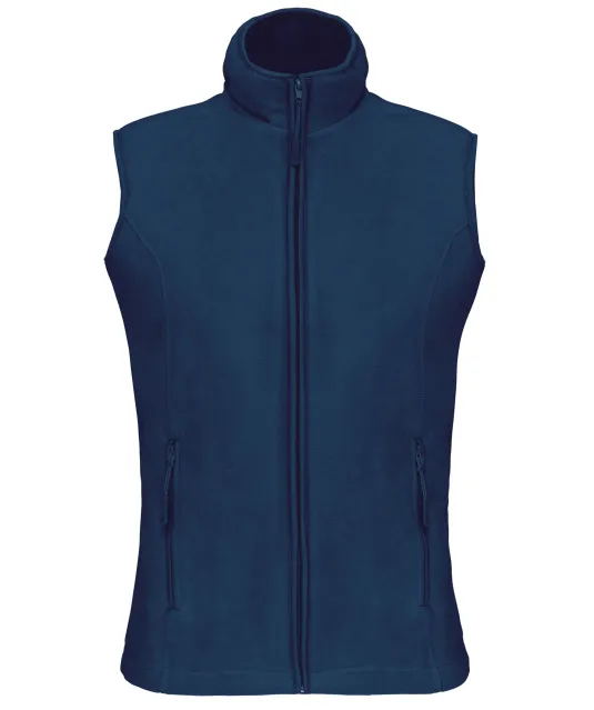 K906 - Bodywarmer van microfleece dames True Indigo
