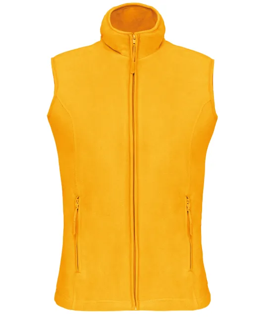 K906 - Bodywarmer van microfleece dames Yellow
