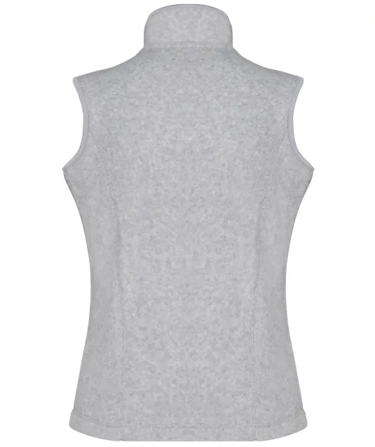 K906 - Bodywarmer van microfleece dames Ash Heather