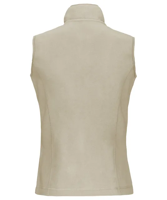 K906 - Bodywarmer van microfleece dames Beige