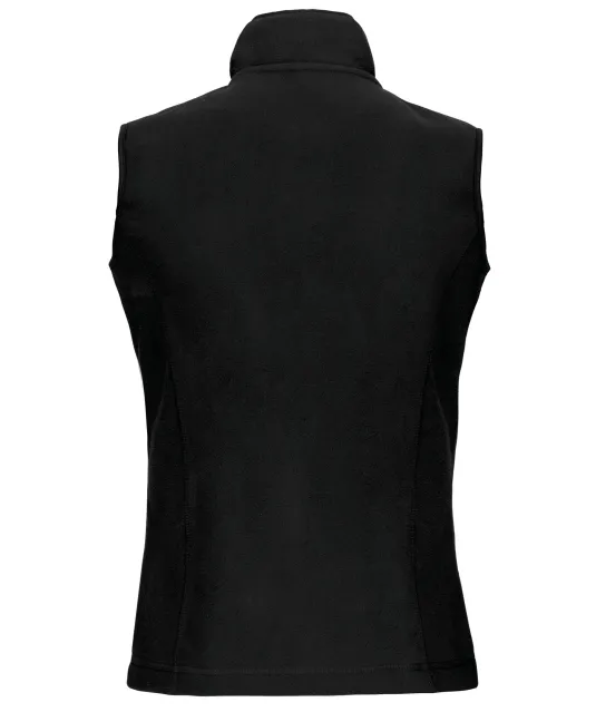 K906 - Bodywarmer van microfleece dames Black