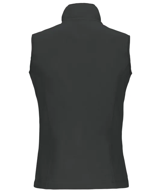K906 - Bodywarmer van microfleece dames Dark Grey