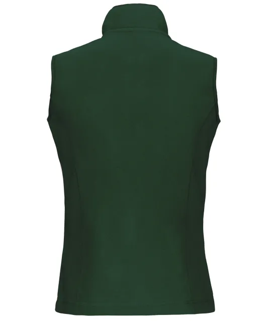 K906 - Bodywarmer van microfleece dames Forest Green