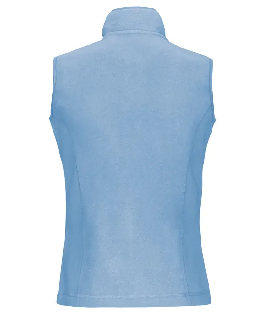K906 - Bodywarmer van microfleece dames Sky Blue
