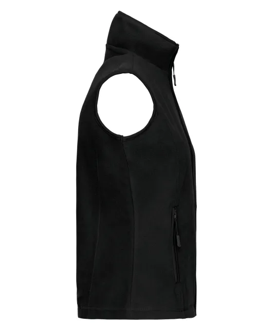K906 - Bodywarmer van microfleece dames Black