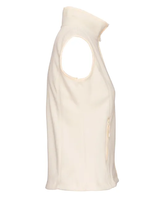 K906 - Bodywarmer van microfleece dames Natural