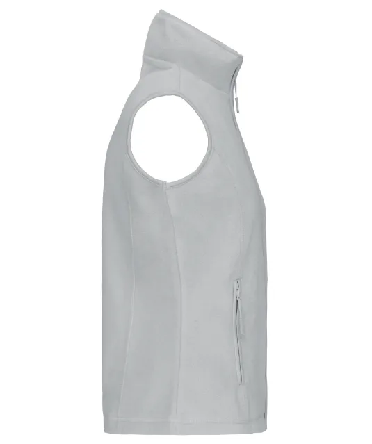 K906 - Bodywarmer van microfleece dames Snow Grey