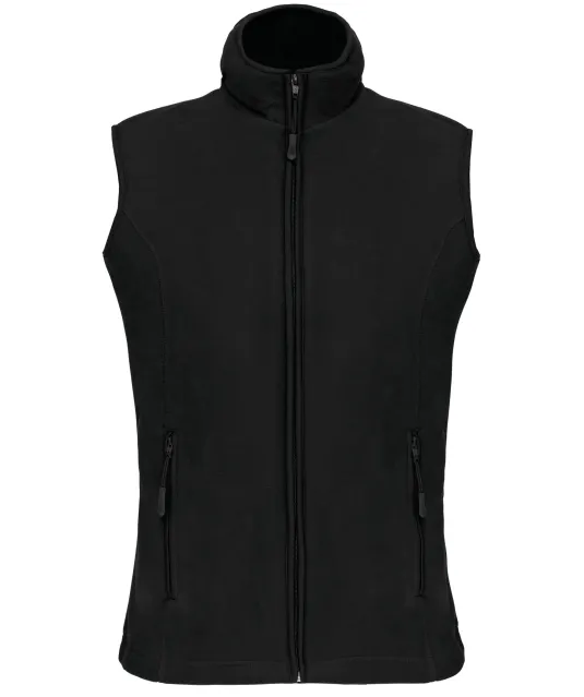 K906 - Bodywarmer van microfleece dames Black