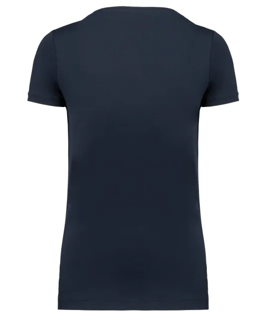 K3003 - Dames-t-shirt Supima® V-hals korte mouwen Navy
