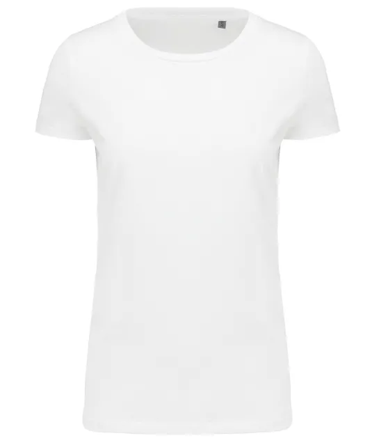 K3001 - Dames-t-shirt Supima® ronde hals korte mouwen White