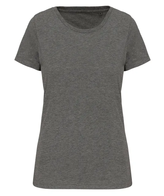 K3001 - Dames-t-shirt Supima® ronde hals korte mouwen Grey Heather