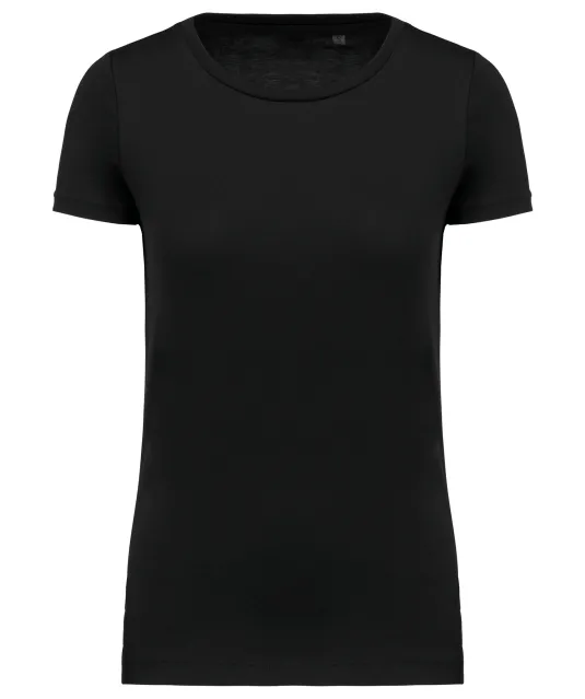 K3001 - Dames-t-shirt Supima® ronde hals korte mouwen Black