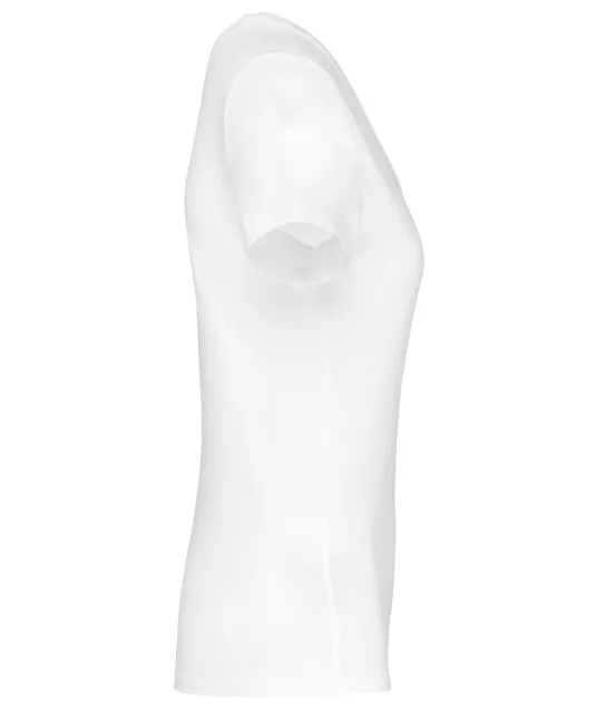 K3001 - Dames-t-shirt Supima® ronde hals korte mouwen White