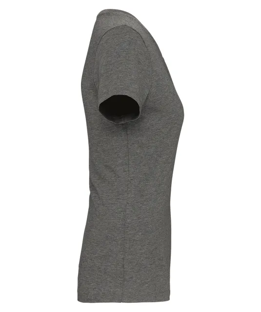 K3001 - Dames-t-shirt Supima® ronde hals korte mouwen Grey Heather