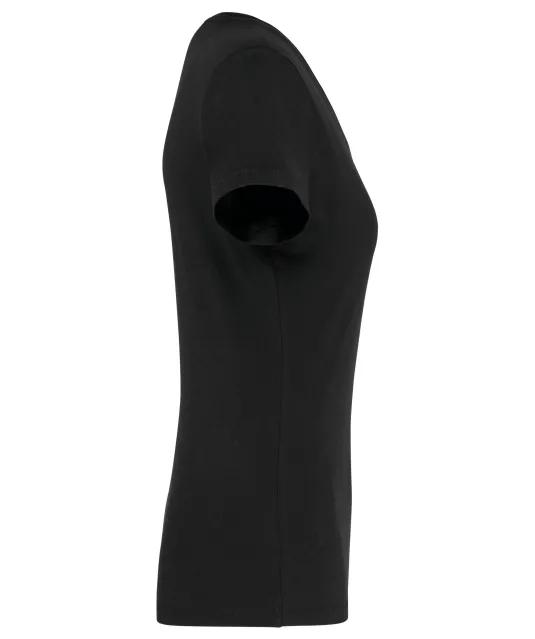 K3001 - Dames-t-shirt Supima® ronde hals korte mouwen Black