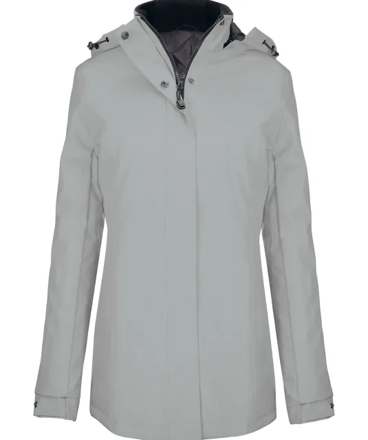 K6108 - Damesparka Snow Grey