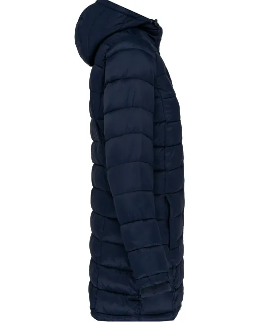 K6129 - Lichte damesparka met capuchon Navy