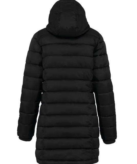 K6129 - Lichte damesparka met capuchon Black