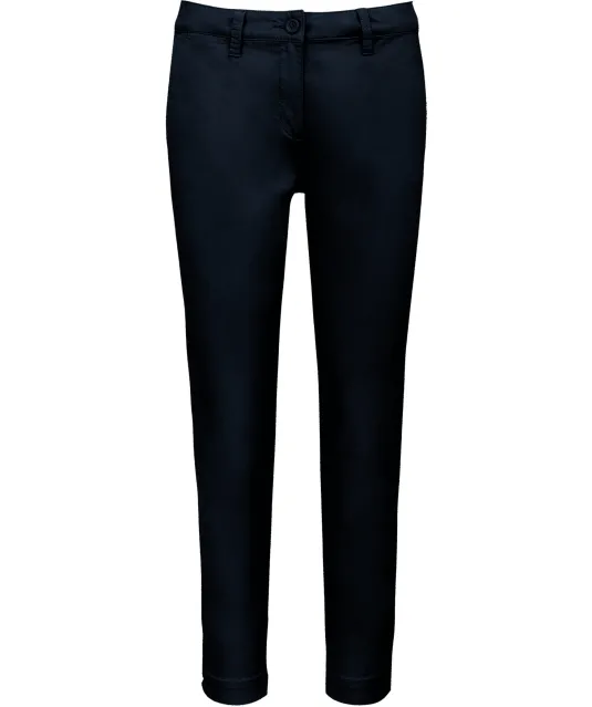 K749 - Enkelhoge broek voor dames DARK NAVY