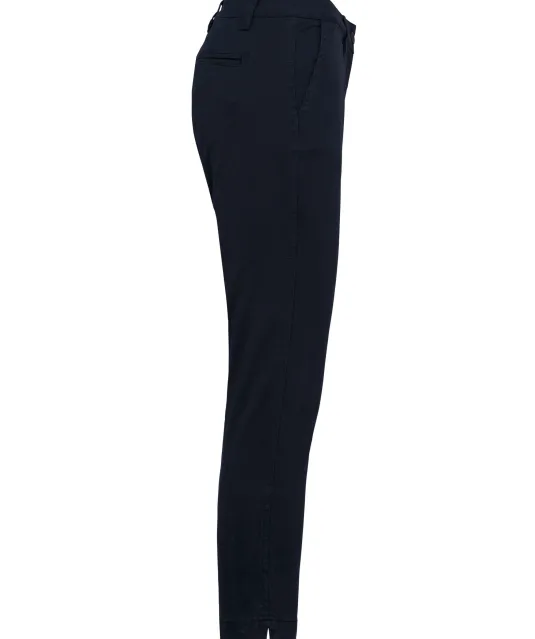 K749 - Enkelhoge broek voor dames DARK NAVY