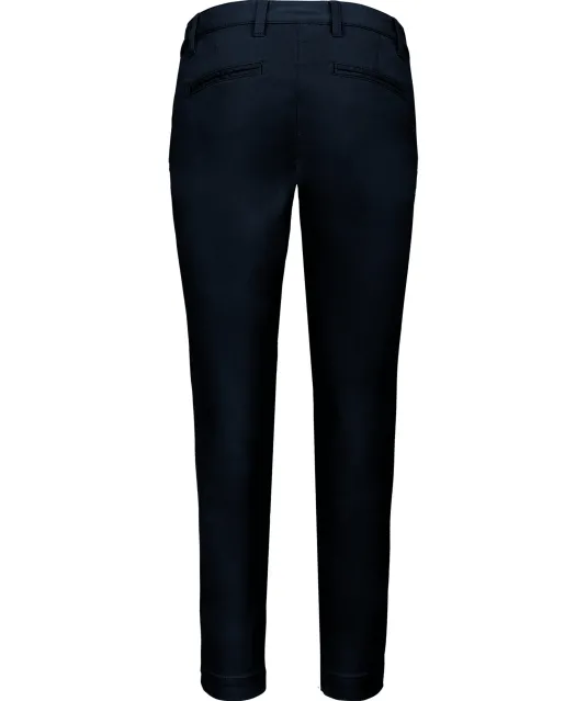 K749 - Enkelhoge broek voor dames DARK NAVY